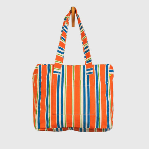 Daytrip Tote in Varsity Stripe