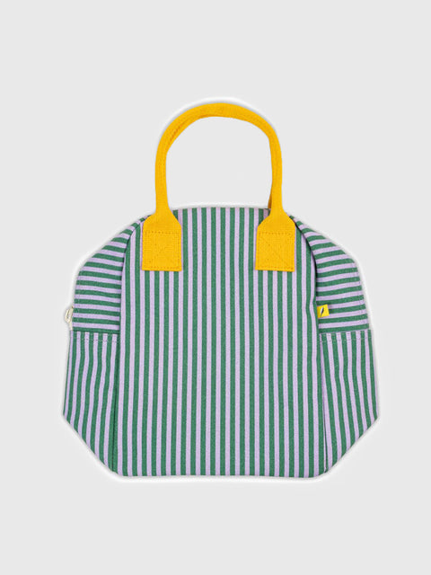 Zipper Lunch in Candy Stripe Grass