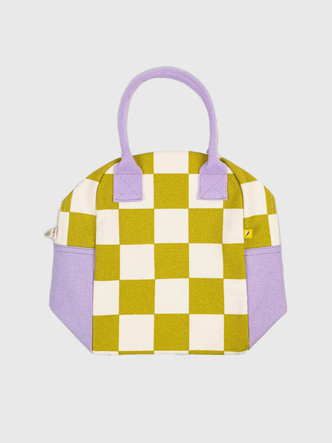 Zipper Lunch in Checks Pear