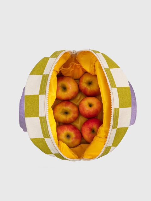 Zipper Lunch in Checks Pear