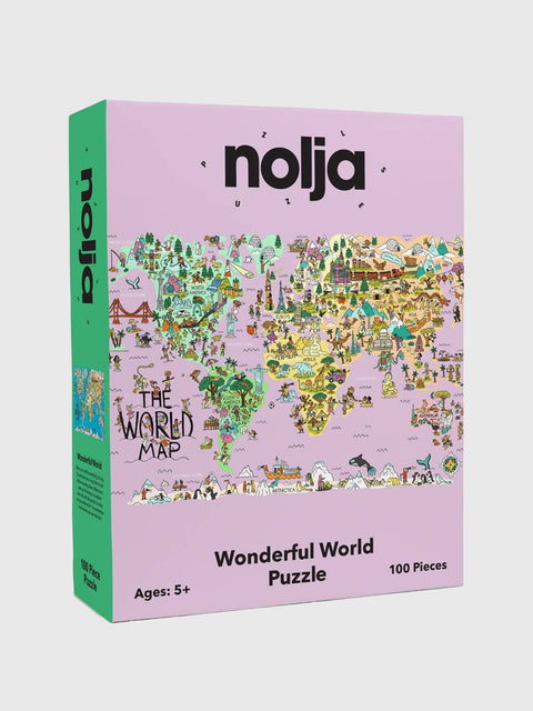 Wonderful World 100 Piece Jigsaw Puzzle