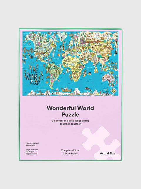 Wonderful World 100 Piece Jigsaw Puzzle