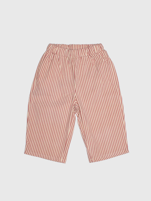 Thin Stripe Corduroy Pants in Pink