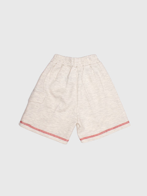 Jogger Shorts in Heather Gray