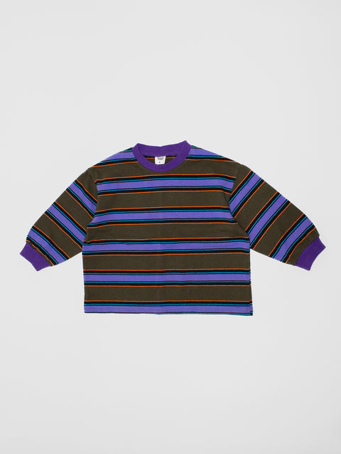 Stripe Long Sleeve in Purple/Green