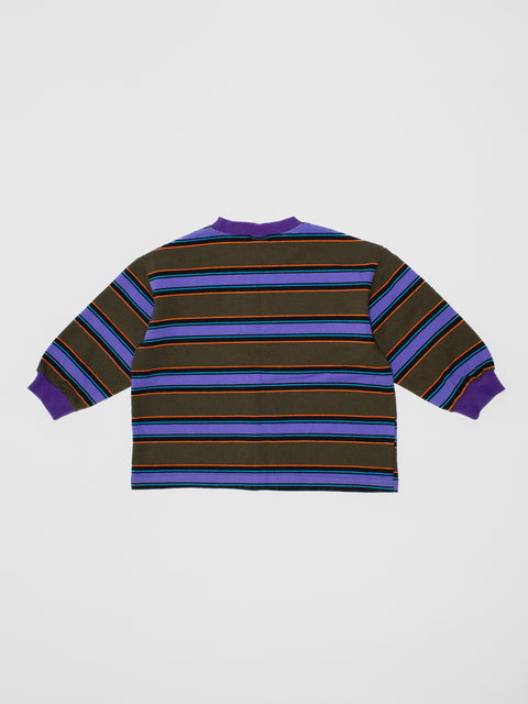 Stripe Long Sleeve in Purple/Green