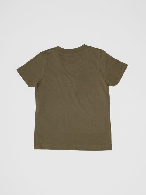 Big Kid Slide Tee in Army Green