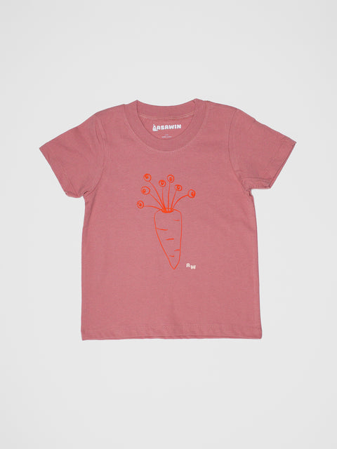 Alien Carrot Tee in Desert Rose
