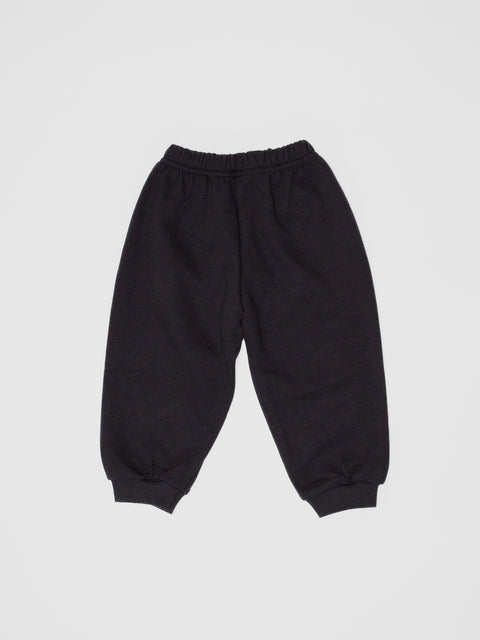 Garden Gang Sweatpants in Washed Black