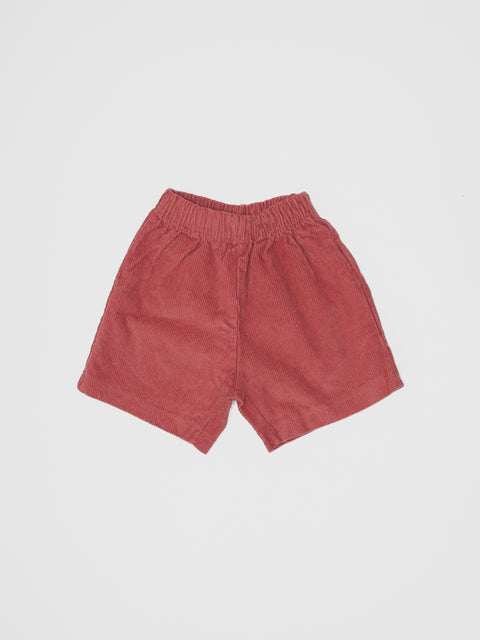Corduroy Shorts in Desert Rose