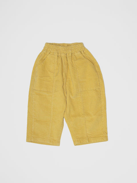Corduroy Pants in Mustard