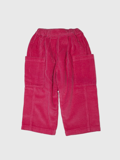 Corduroy Utility Pants in Hot Pink