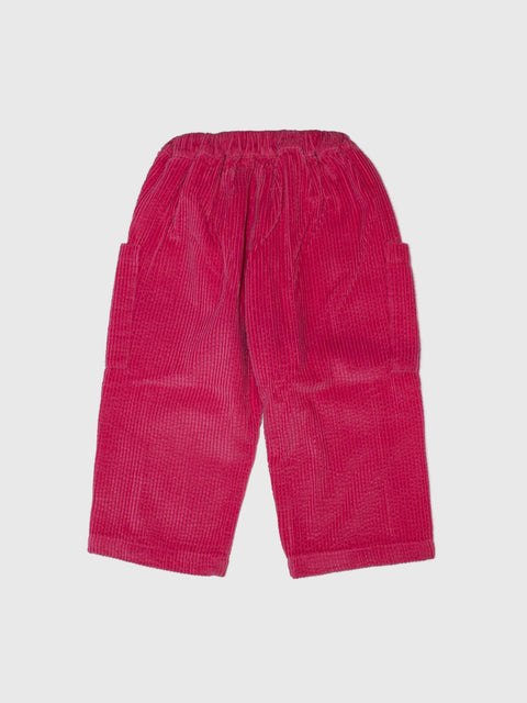 Corduroy Utility Pants in Hot Pink