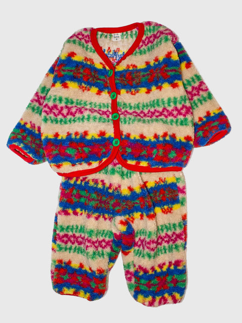 Sherpa Pull On Pants in Rainbow