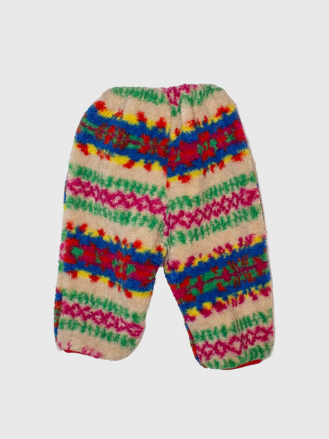 Sherpa Pull On Pants in Rainbow