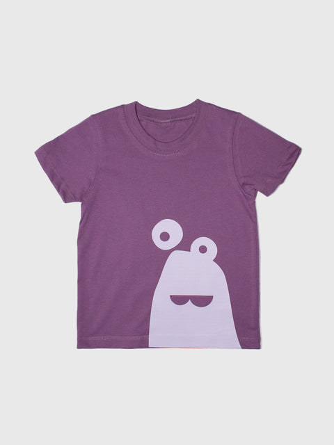 Peekaboo Goobi Tee in Purple