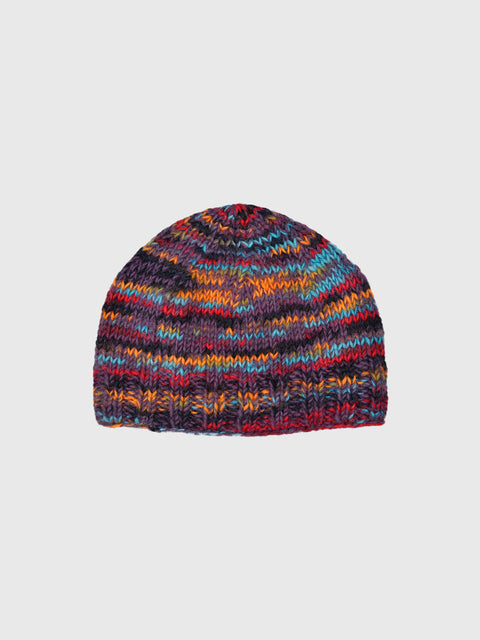 Confetti Knit Hat in Purple