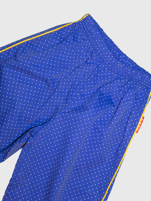 Polka Dot Joggers in Cobalt Blue