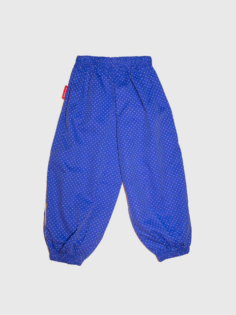 Polka Dot Joggers in Cobalt Blue
