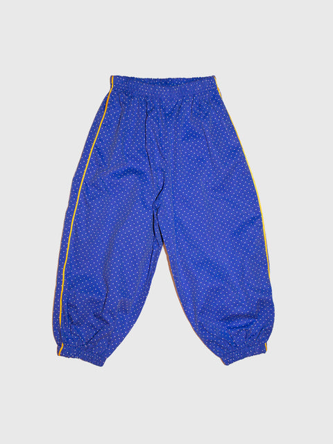 Polka Dot Joggers in Cobalt Blue