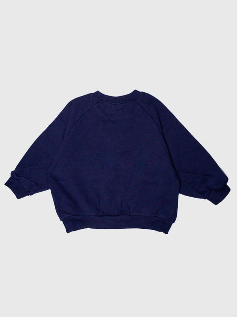 Retro Panel Sweatshirt in Navy