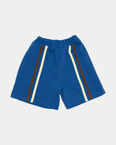Double Stripe Shorts in Blue