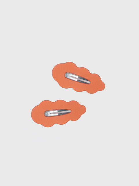 Cloud Clips Set in Orange