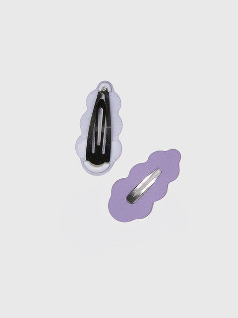 Cloud Clips Set in Purple