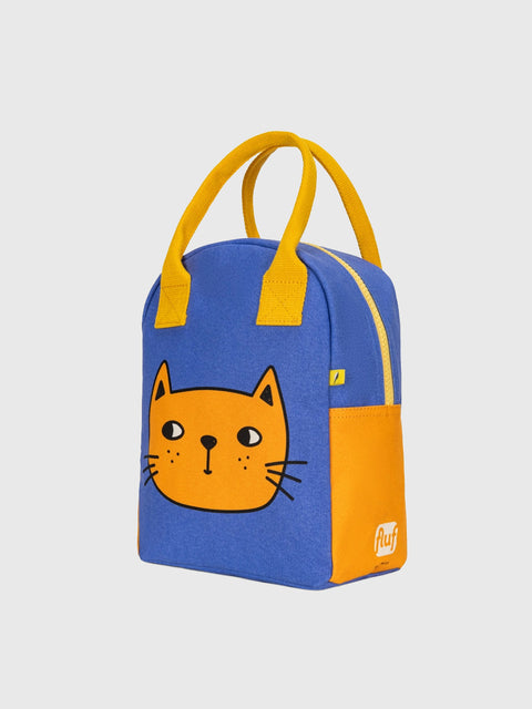 Zipper Lunch in Kitty Cat Print