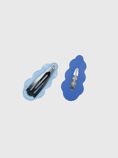 Cloud Clips Set in Blue