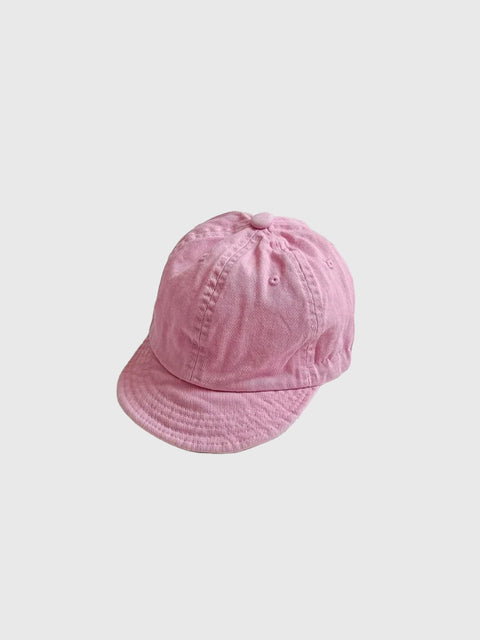 Pigment Dyed Baseball Cap in Pink