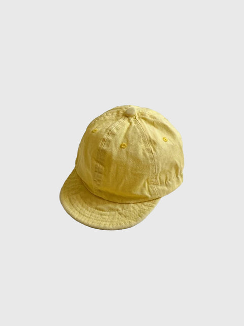 Pigment Dyed Baseball Cap in Yellow