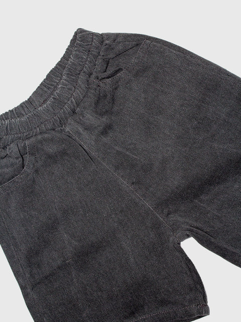 Washed Easy Shorts in Charcoal