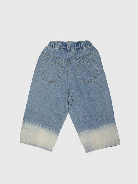 Dipped Denim in Light Blue