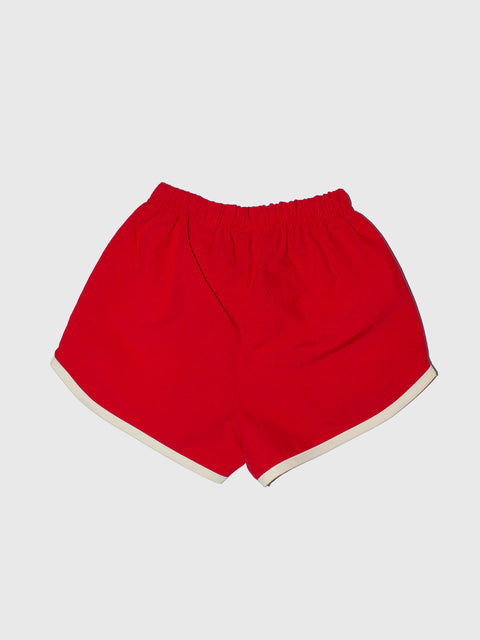 Dolphin Shorts in Red/Purple