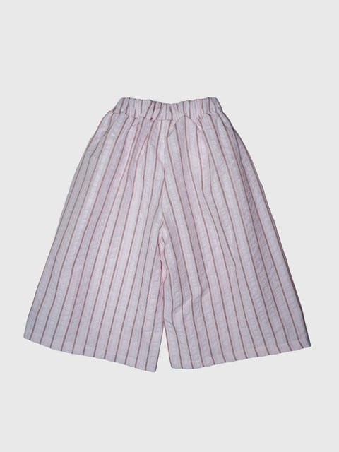 Wide Crinkle Pant in Pink