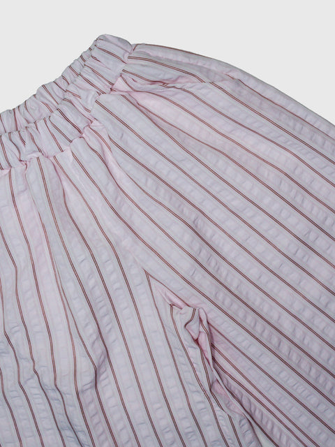 Wide Crinkle Pant in Pink