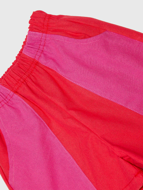 Colorblock Shorts in Pink