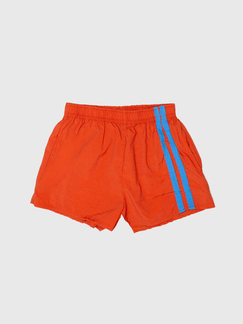 Two Stripe Track Shorts in Red/Blue