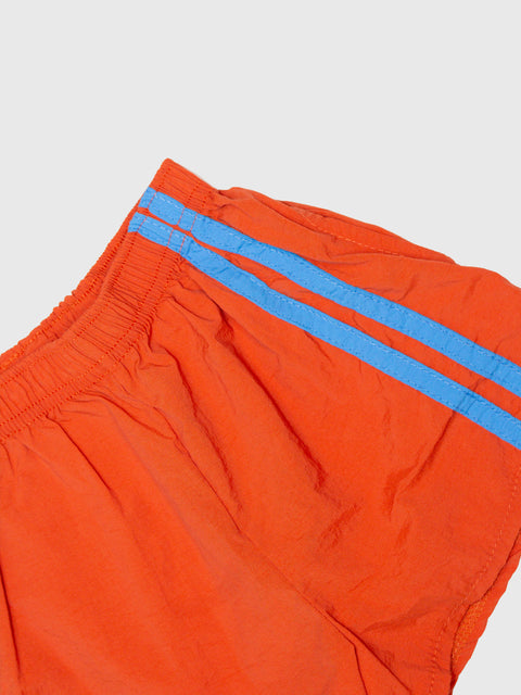 Two Stripe Track Shorts in Red/Blue