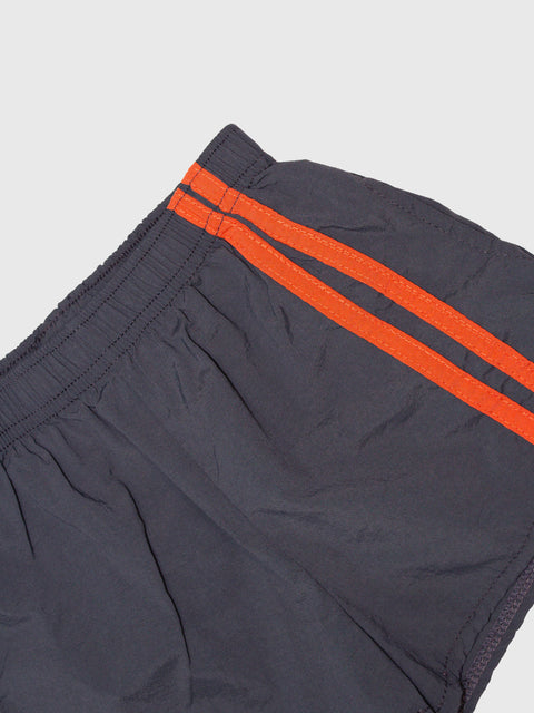 Two Stripe Track Shorts in Navy/Red