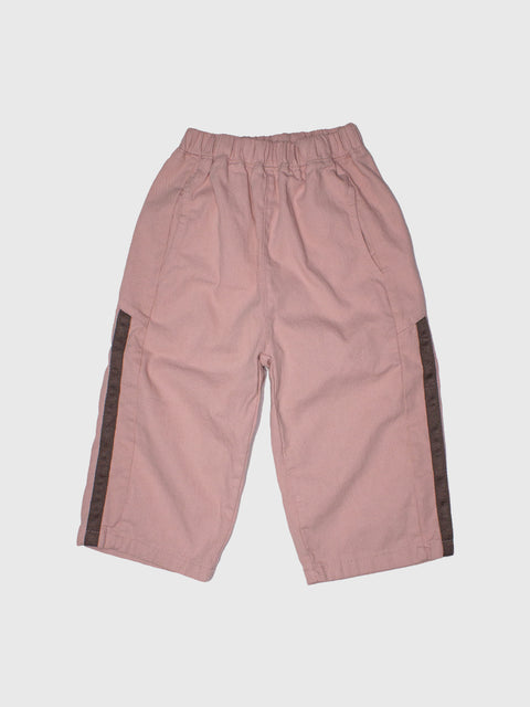 Twill Pull-On Pants in Pink
