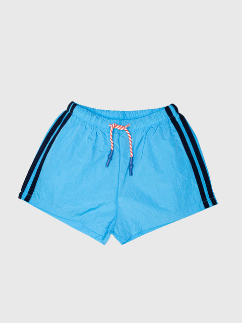 Nylon Sporty Shorts in Blue