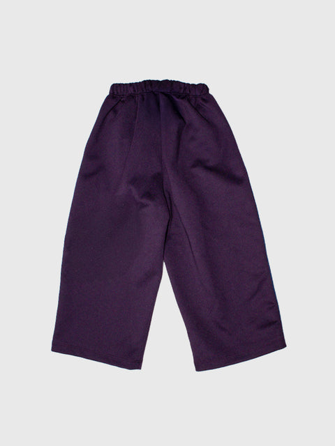 Relaxed Stripe Track Pants in Purple