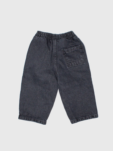 90's Denim in Washed Black