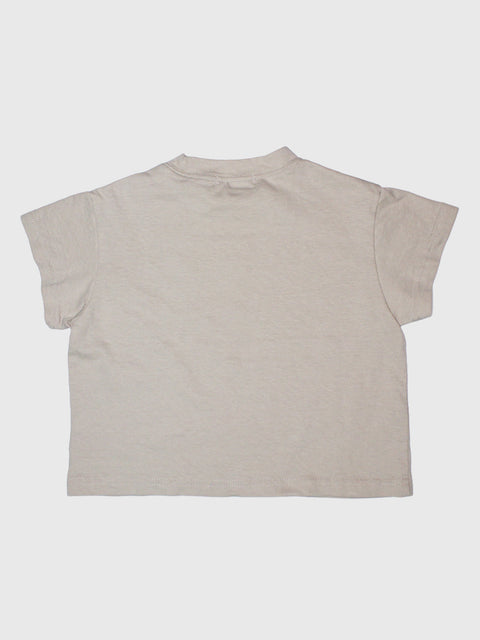 Boxy Tee in Putty