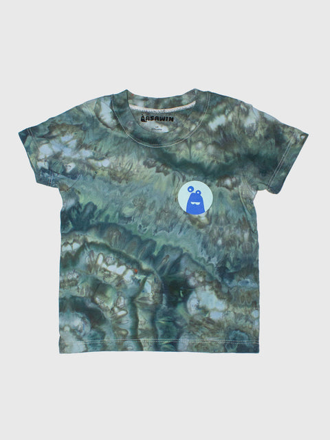 Goobi Tie Dye Tee in Teal