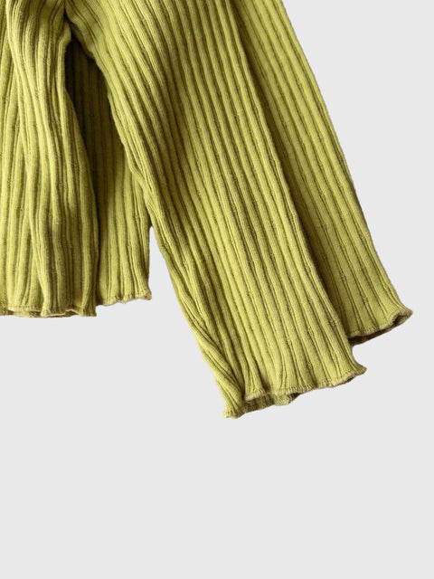 Ribbed Long Sleeve in Olive