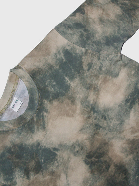 Cloud Dye Long Sleeve Tee in Moss