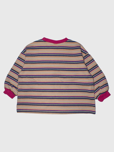 Stripe Long Sleeve in Pink/Beige